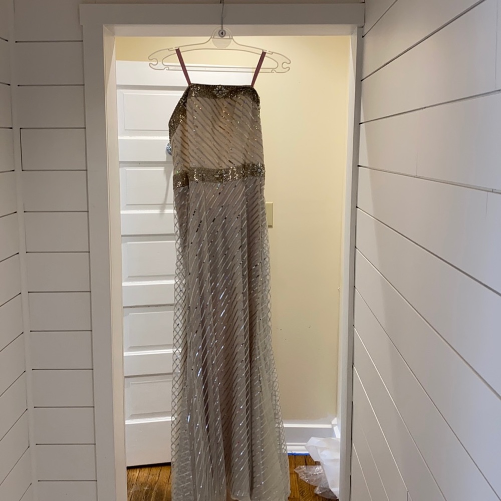 Gorgeous champagne prom dress